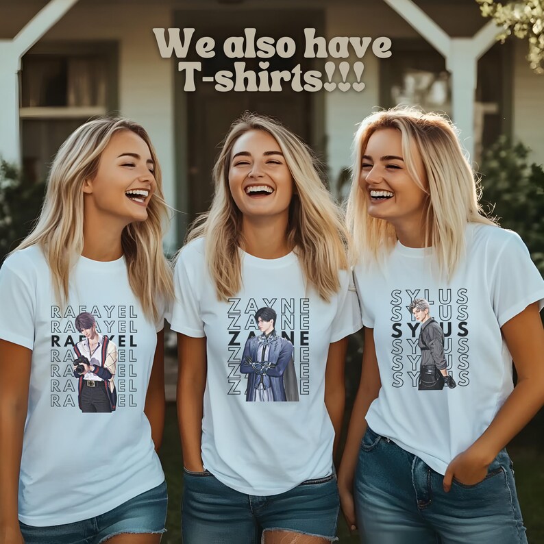 Sylus Love and Deepspace Sweatshirt, Sylus T-shirt,lads merch, caleb, zayne, xavier, rafayel, caleb sweatshirt, otome game, anime sweatshirt image 8
