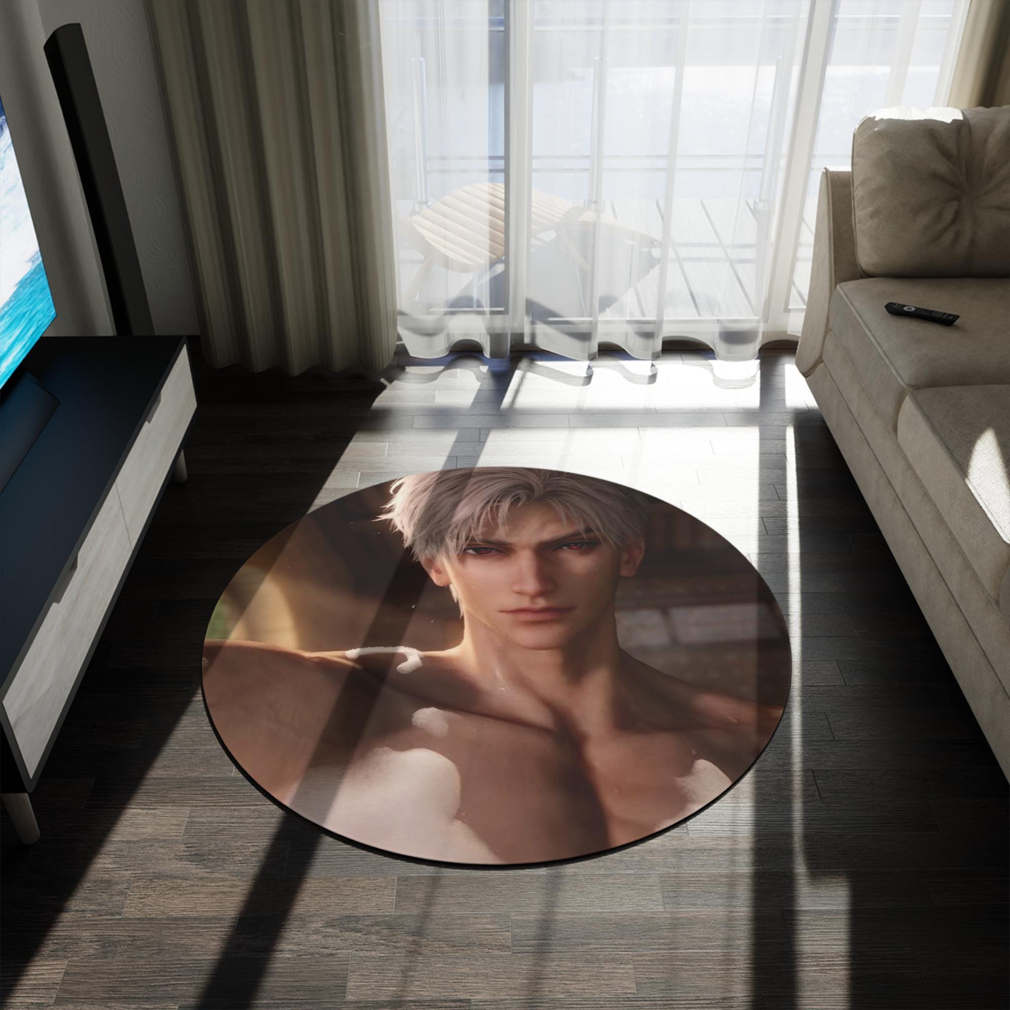 Sylus Love and Deepspace Rug, Otome Rug, Sylus, Xavier, Zayne