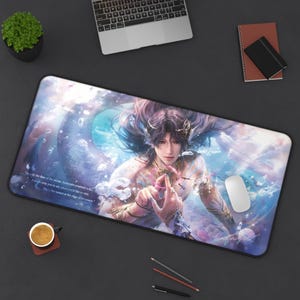 Rafayel Desktop Pad, Love and Deepspace Desktop Pad, love and deepspace, otome, sylus, caleb, lads, xavier, zayne, gaming, gift, gamer gift