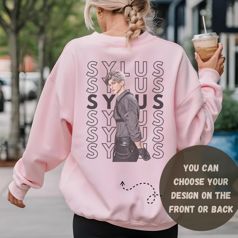Sylus Love and Deepspace Sweatshirt, Sylus T-shirt,lads merch, caleb, zayne, xavier, rafayel, caleb sweatshirt, otome game, anime sweatshirt image 2