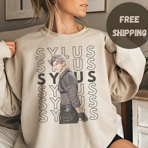 Sylus Love and Deepspace Sweatshirt, Sylus T-shirt,lads merch, caleb, zayne, xavier, rafayel, caleb sweatshirt, otome game, anime sweatshirt image 1