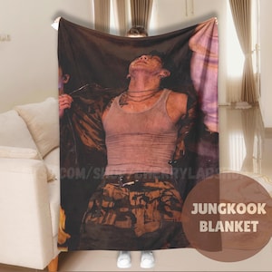 Bts Taehyung Fleece Blanket - Etsy
