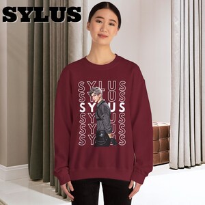 Sylus Love and Deepspace Sweatshirt, Sylus T-shirt,lads merch, caleb, zayne, xavier, rafayel, caleb sweatshirt, otome game, anime sweatshirt image 7