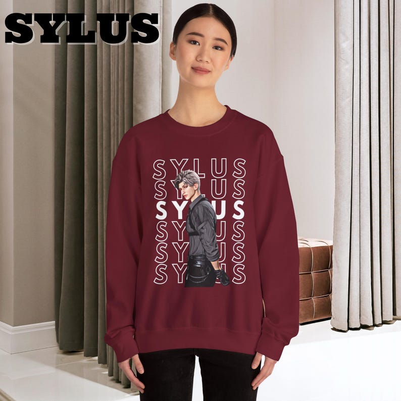 Sylus Love and Deepspace Sweatshirt, Sylus T-shirt,lads merch, caleb, zayne, xavier, rafayel, caleb sweatshirt, otome game, anime sweatshirt image 7