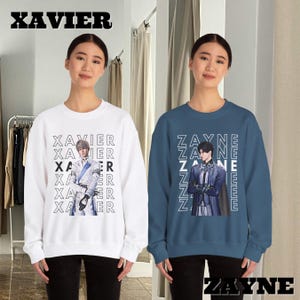 Sylus Love and Deepspace Sweatshirt, Sylus T-shirt,lads merch, caleb, zayne, xavier, rafayel, caleb sweatshirt, otome game, anime sweatshirt image 6