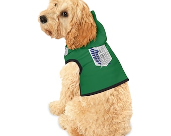 Scouts Regiment Pet Hoodie - Green