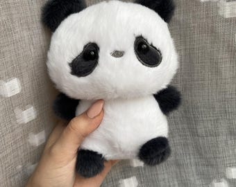 手作りのリアルなパンダのぬいぐるみ：コレクター向けのフェイクファー
