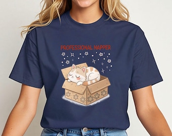 Cat T-Shirt: Funny Sleeping t shirt