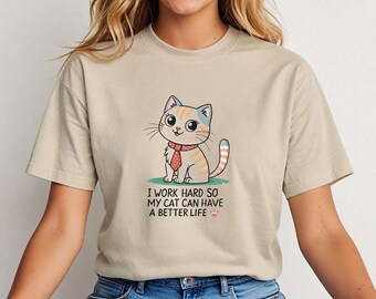 Cat Lover T-Shirt ,Gift Cat Mom