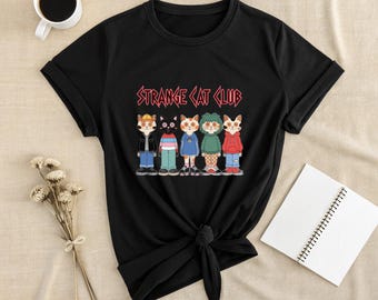 Strange Cat Club Shirt, Funny Cat Lover Gift
