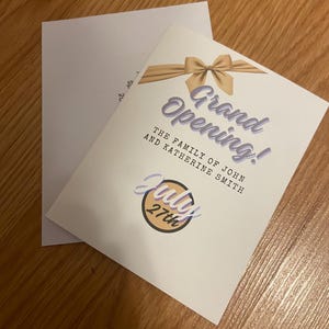 Hochzeitseinladung - festliche Eröffnung - direkt zum Empfänger