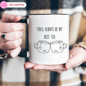 Best Friend Gift, Best Friend Cup Custom Bestie Mug, Personalized Best Friend Gift, Friendship mug, Friend Birthday, Long Distance