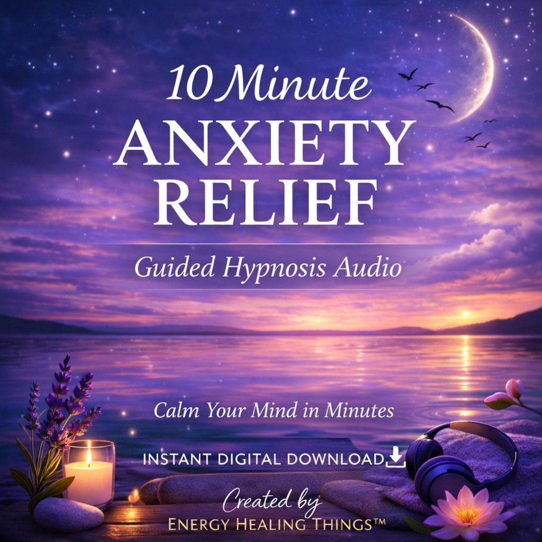 10 Minute Anxiety Relief Hypnosis Audio Guided Meditation for Stress and Panic | Instant Calm ...
