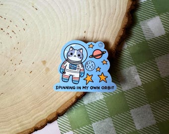 Spinning In My Own Orbit sticker | Autism, neurodivergent, audhd, adhd, neurospicy
