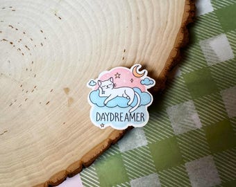 Daydreamer sticker | neurodivergent, adhd cat, audhd, neurodiversity, unmasking