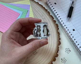 Invisible Disability Enamel Pin: Someone Stole My Spoons