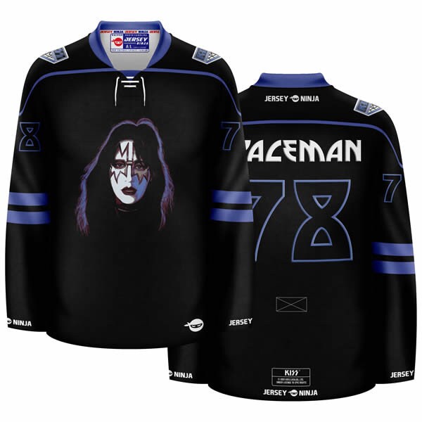 KISS The Solo Albums Spaceman Hockey Jersey