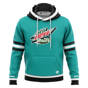 Mountain Dew Baja Blast Teal Performance Hoodie