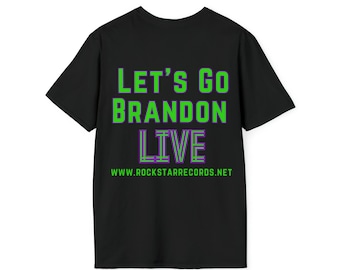 Allons-y Brandon LIVE - T-shirt Rockstar Records