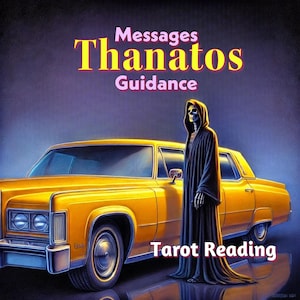 Lectura de tarot del dios griego Thanatos, muerte, deidad del más allá, orientación psíquica y consejo espiritual de los espíritus