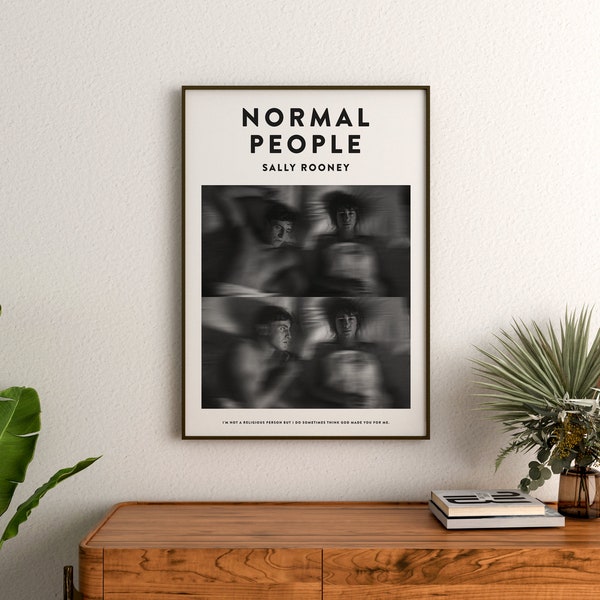 Normal People Sally Rooney Poster