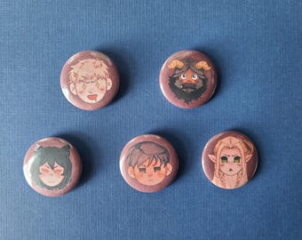 Dungeon Meshi 1.25&quot; Pins