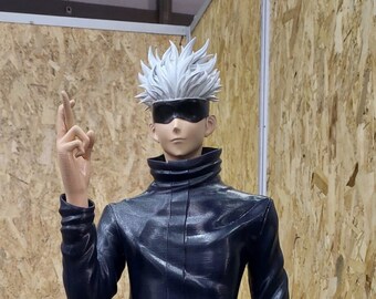 Satoru Gojo Escala 1/2 90cm Figura Jujutsu Kaisen impresa en 3d pintada a mano