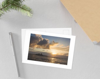 Lever du soleil hawaïen Carte postale