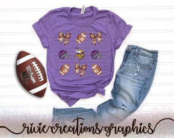 Minnesota Football Coquette PNG; Retro Football Design; Digital Design