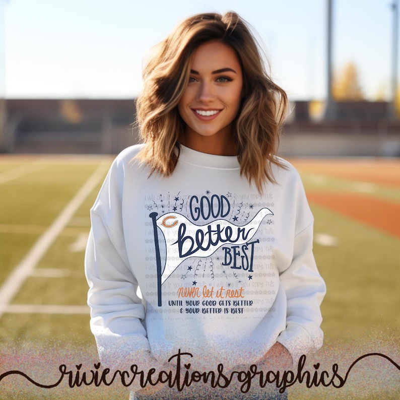 Good, Better, Best PNG; Football Design; Digital Design - Etsy