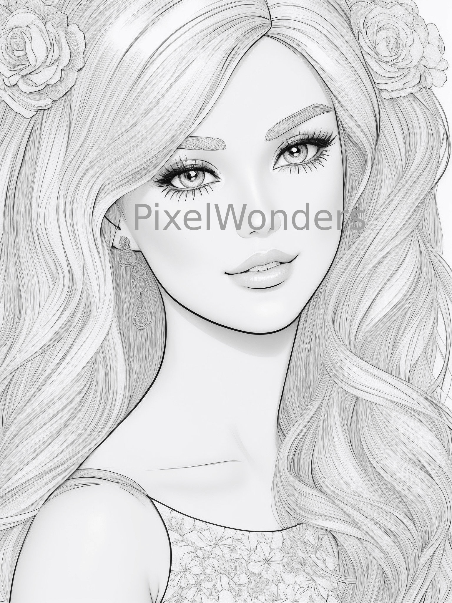 New Barbie, Princess Coloring Pages, Barbie Printable, Princess Printables, 7 Pages, Printable