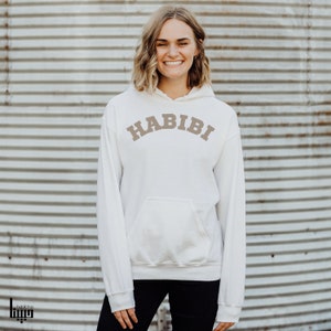 Habibi Hoodie,Kapuzenpullover ,arabischer Pullover, Hoodie Herren,Hoodie Damen, HABIBI Hoody, Oversized, bedruckter Pullover,Liebling,Schatz Bild 5