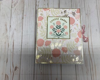 8x10 Floral Folio Photo Mini Album Scrapbook