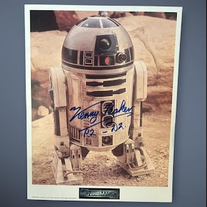 Star Wars R2-D2 Signed 8x10 Photo – Kenny Baker Autograph – Original Vintage Signed Photograph – Sci-Fi Movie Collectible