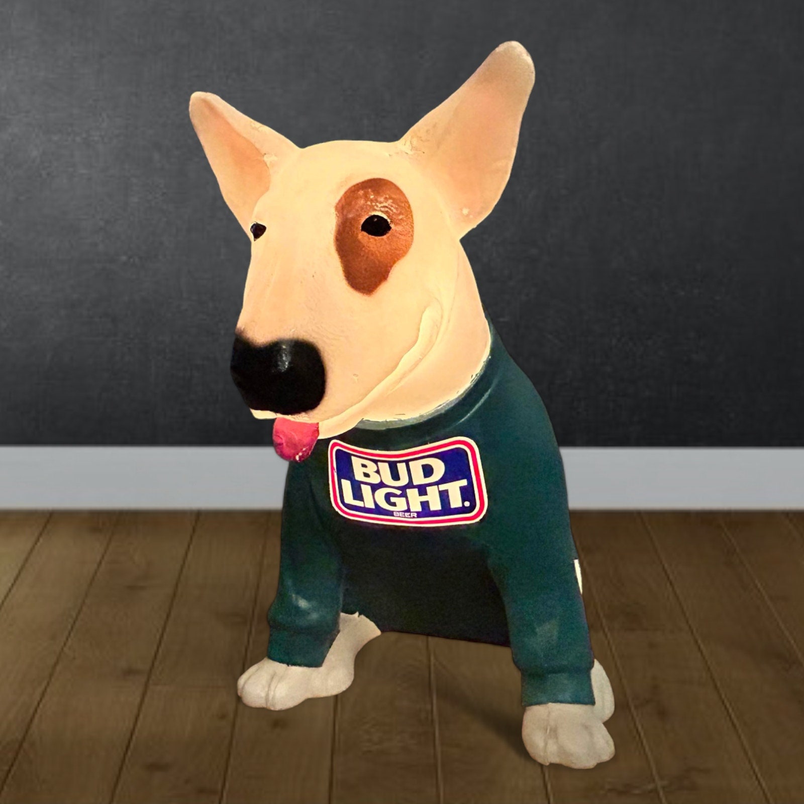 Vintage Bud Light Spuds Mackenzie Bar Lamp - 1987 - Light