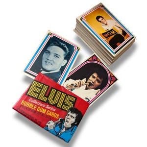 1978 Elvis Presley Trading Card Set – Full 66 Card Set with Wrapper – Vintage Rock Memorabilia
