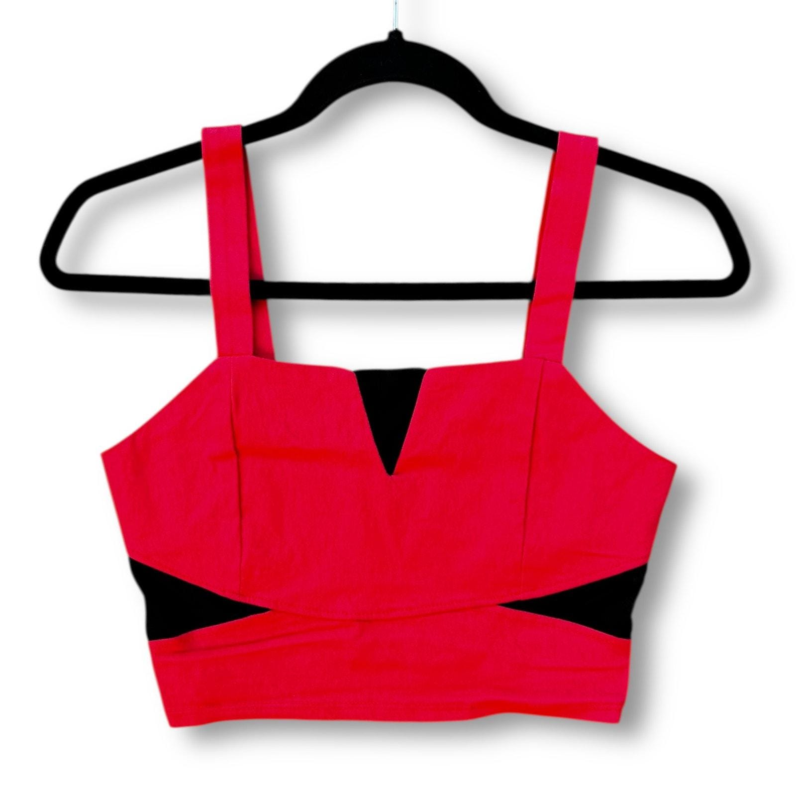Haut Crop Femme Charlotte Russe - Top Court à Bretelles Spaghetti En Rayon