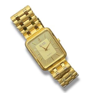 Vintage Bill Blass Watch Womens Gold Tone Diamond Quartz Working 208-6L32 bill blass | Accessories | Bill Blass Womens Vintage Two  main image 4
