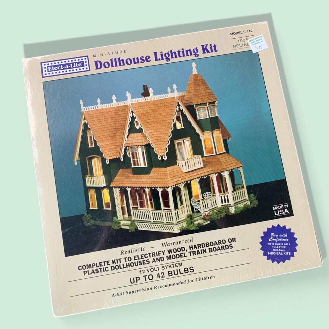 Vintage Elect A Lite E142 Dollhouse Lighting Kit 12v 42 Bulb