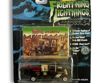 Frightning Lightning Munsters Koach – Johnny Lightning – NIB Diecast 1:64 Car