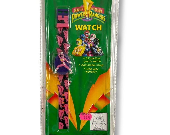Power Rangers Original Watch Vintage 1993 Mighty Morphin Pink Power Rangers Watch – New Old Stock - Etsy