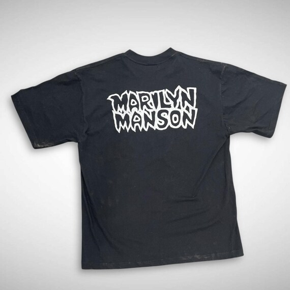 Vintage 2000 Marilyn Manson Graphic T Shirt Black Licensed Vintage 2000 Marilyn Manson Graphic T Shirt Black Licensed