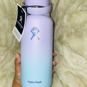 Limited Edition Polar Ombre Wide Mouth Hydro Flask in Aurora 32oz with Flex  Cap