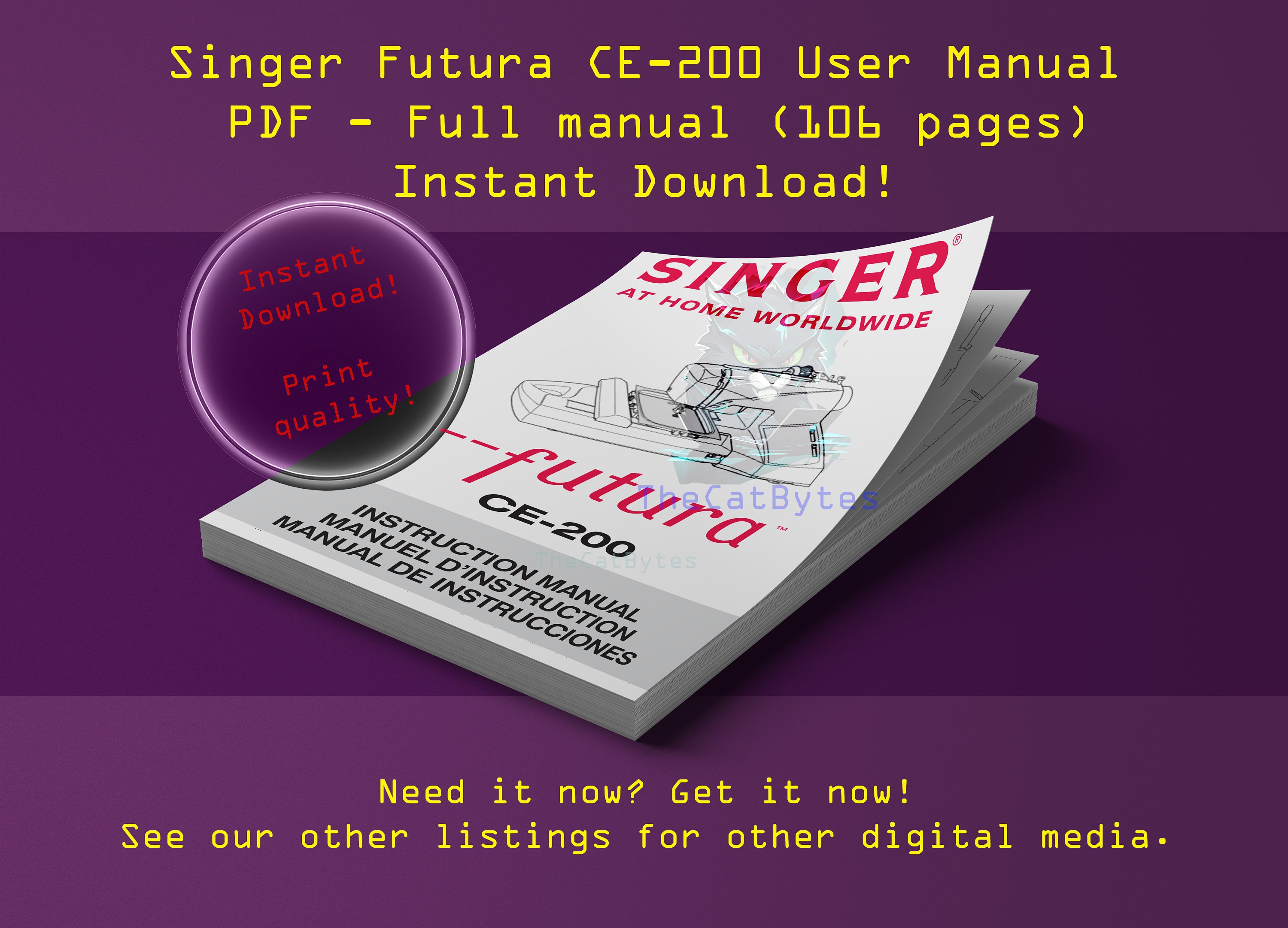 Singer ce 200 sales