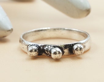 Interlocking 925 Sterling Silver Ring, Women Ring, Boho Ring, Multi Band Ring, Meditation Ring, Minimalist Ring, Silver Ring, Gift for her