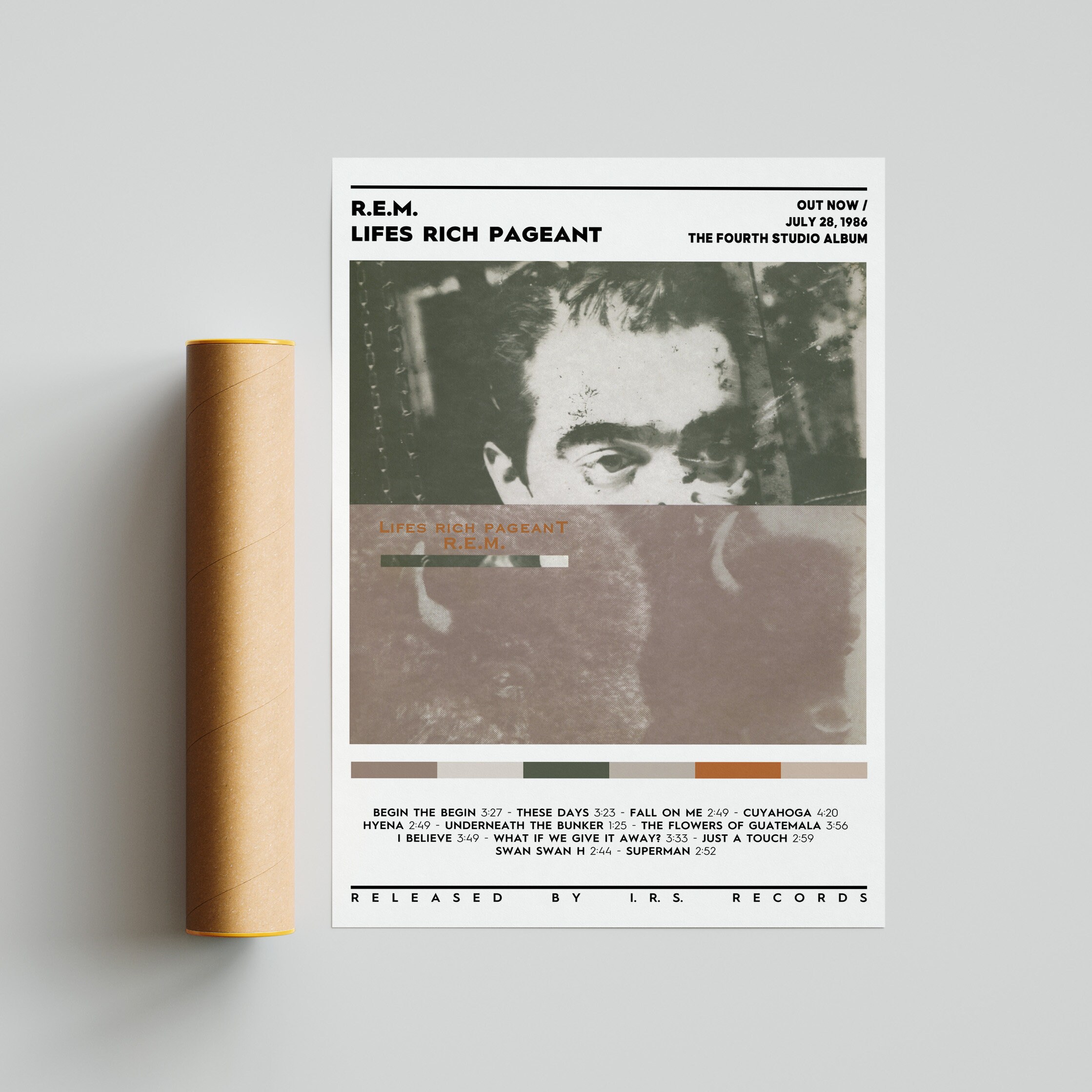 R.E.M. Lifes Rich Pageant Album Poster / Album Cover Poster Etsy.de