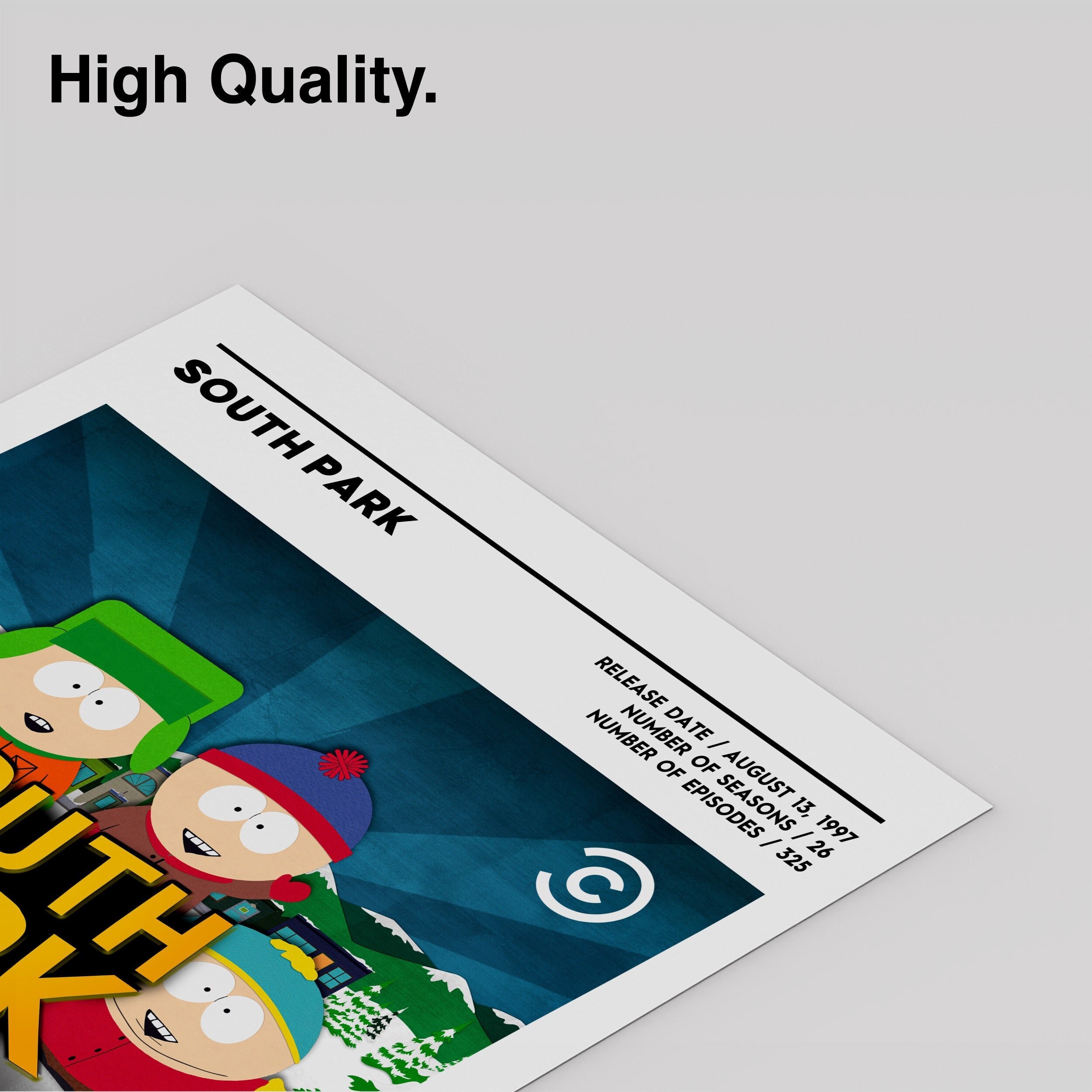 South Park Poster / TV Show Poster / TV Prints / Wall Art / - Etsy