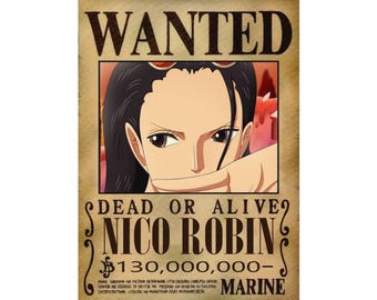 Nico Robin - One Piece Bounty Posters - Room Art - Wall Art