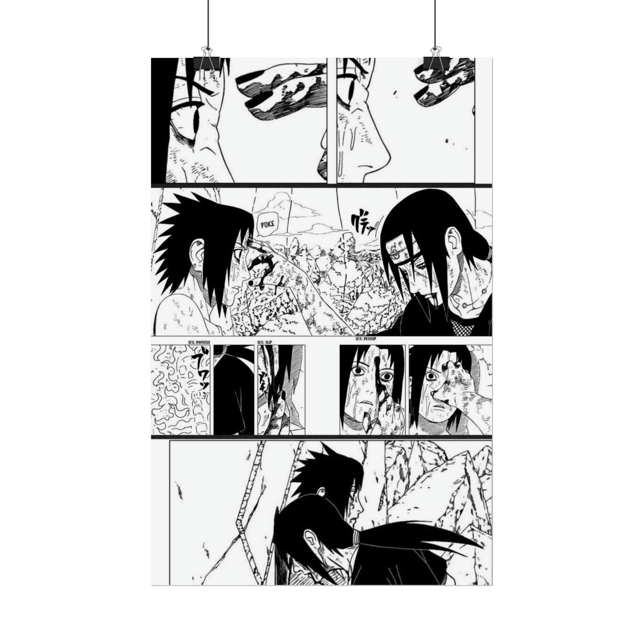 Naruto Vs Sasuke Shippuden Final Battle Anime Poster