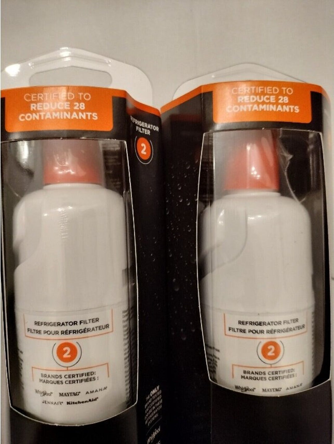 2 Pack Whirlpool Everydrop Ice and Water Refrigerator Filter Etsy